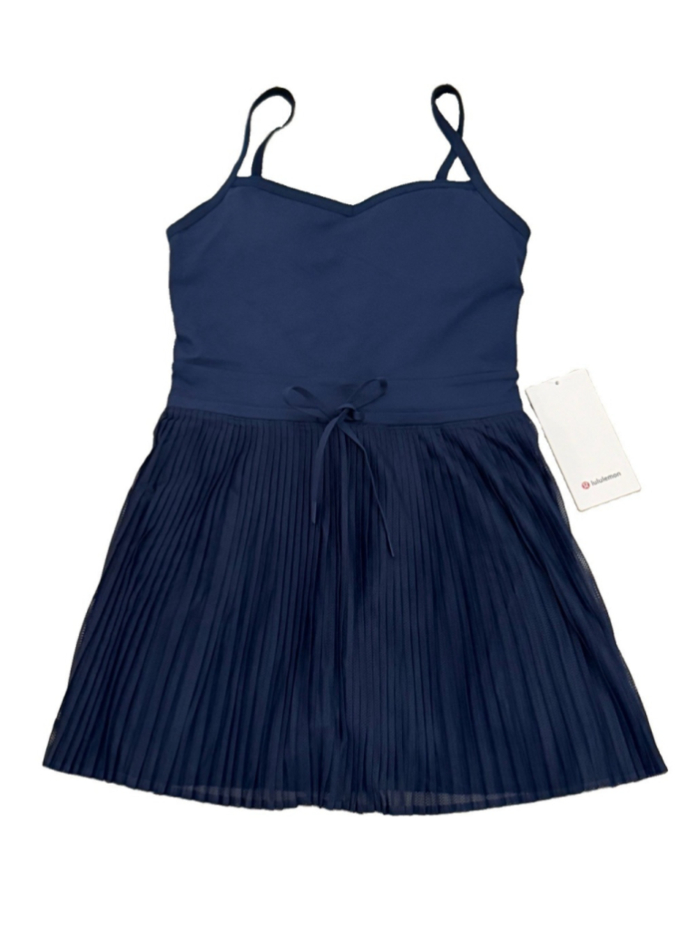 Lululemon Ace Advantage Cutout Tennis Dress Navy Blue (CLBL) Size Medium